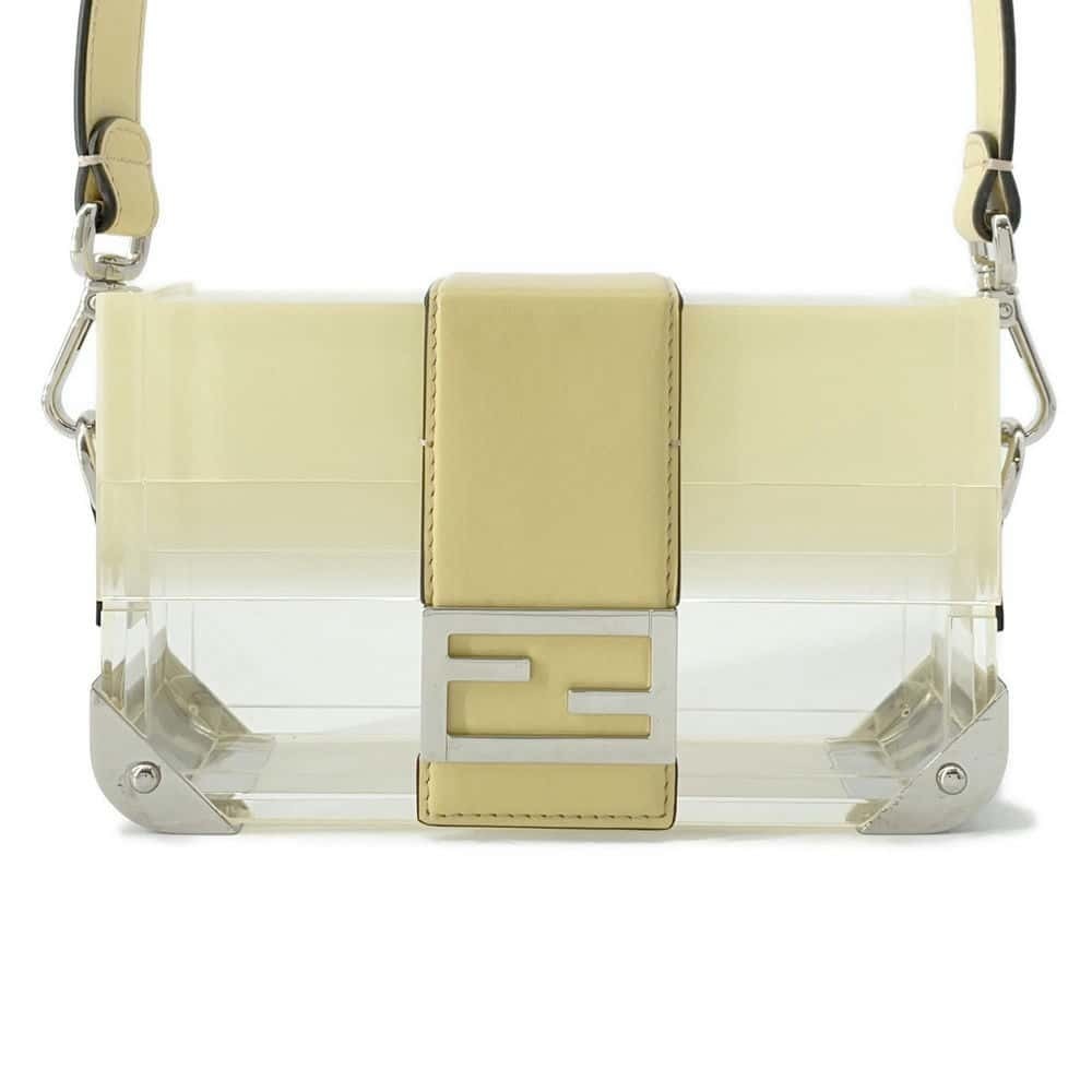 Fendi Baguette Trunk Clear Shoulder Bag
